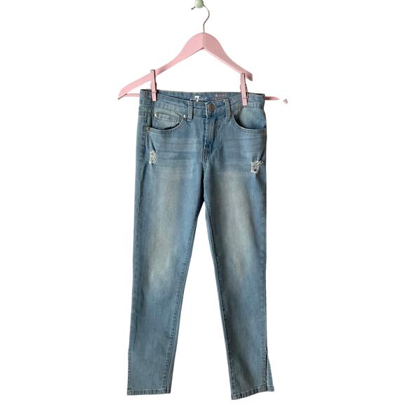 7 For All Mankind The Ankle Skinny Jeans Girls 14